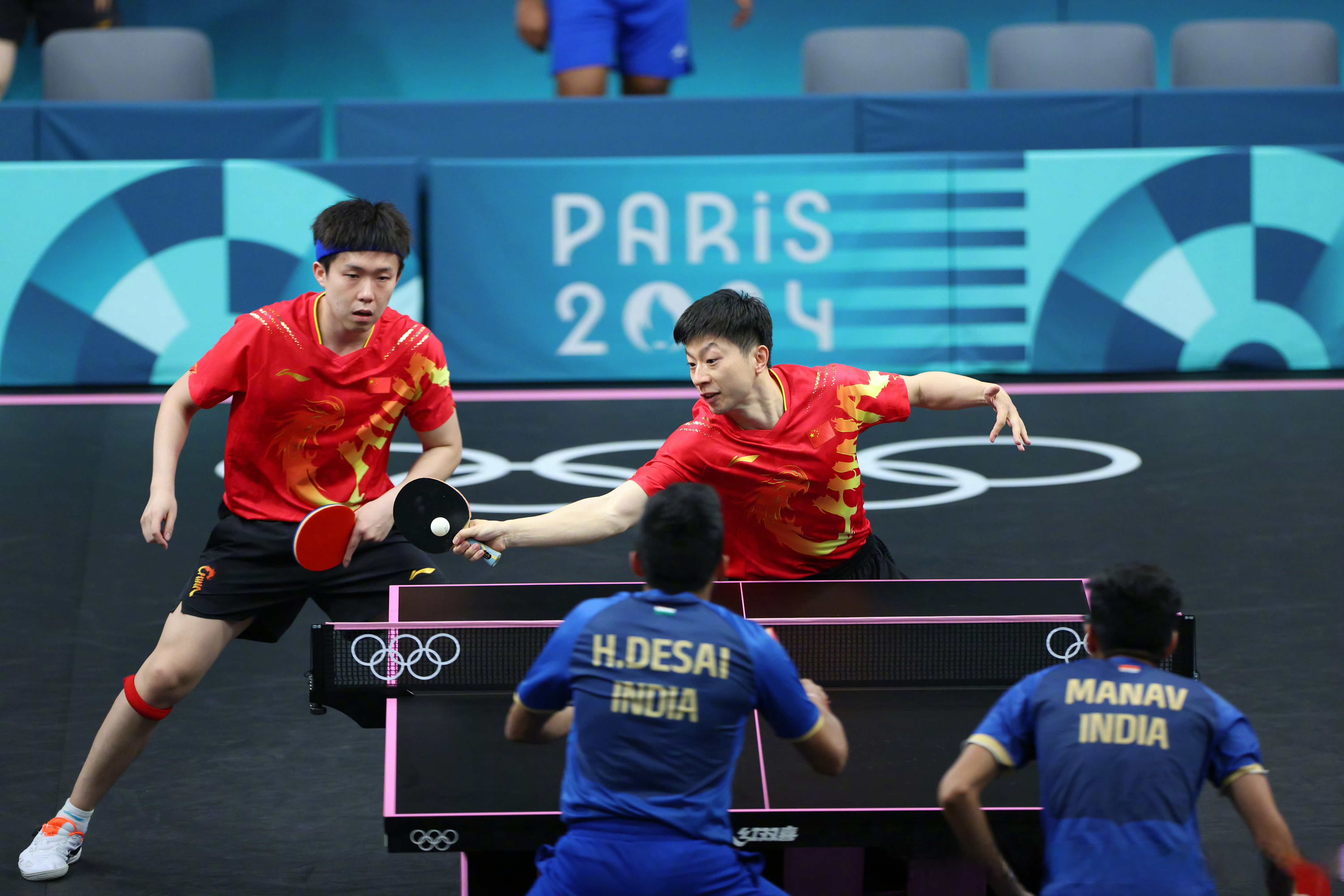 德国队鏖战日本队，马龙状态火热