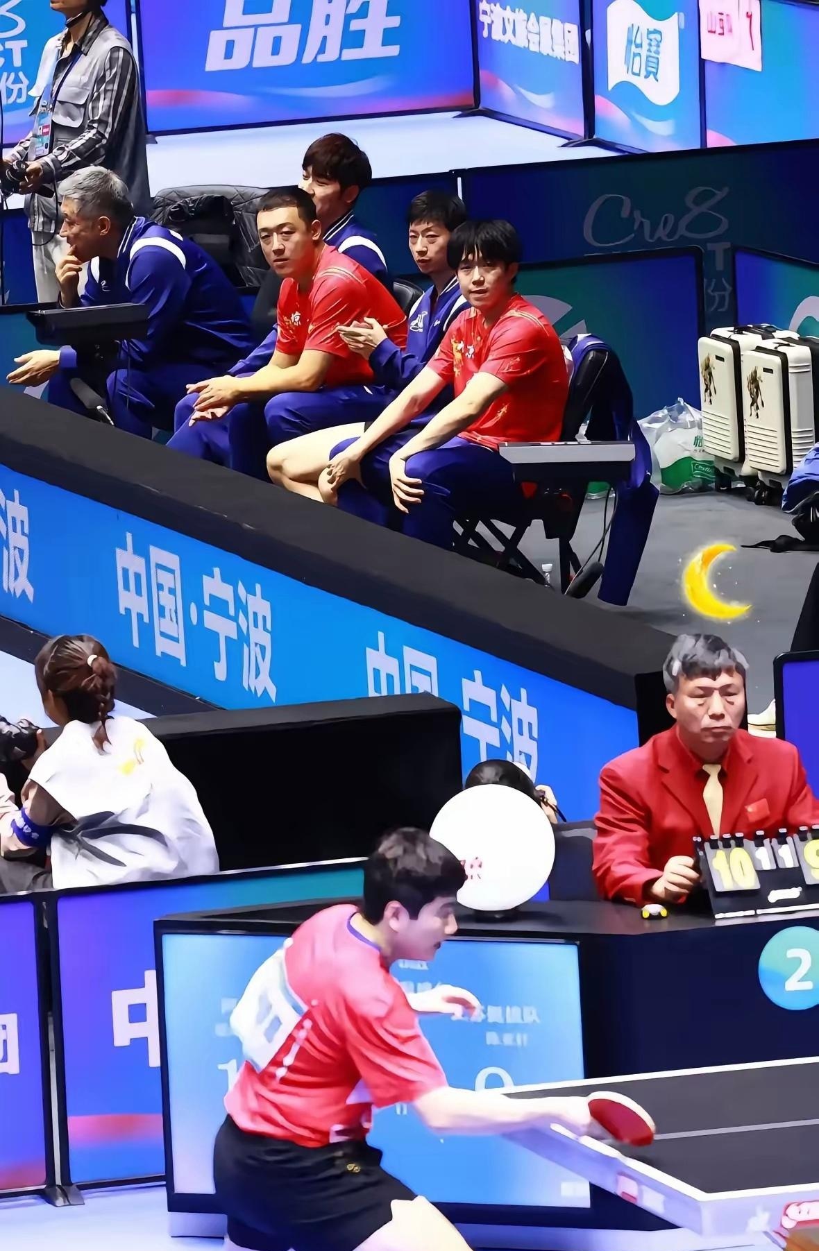 德国队鏖战日本队，马龙状态火热